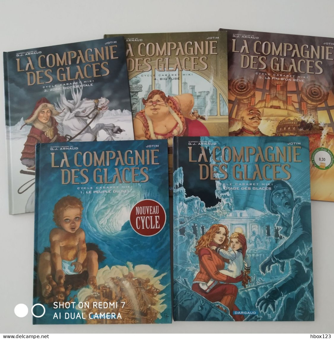 LA COMPAGNIE DES GLACES E.O. Cycle 2 Complet T1-2-3-4-5 - Editions Originales (langue Française)