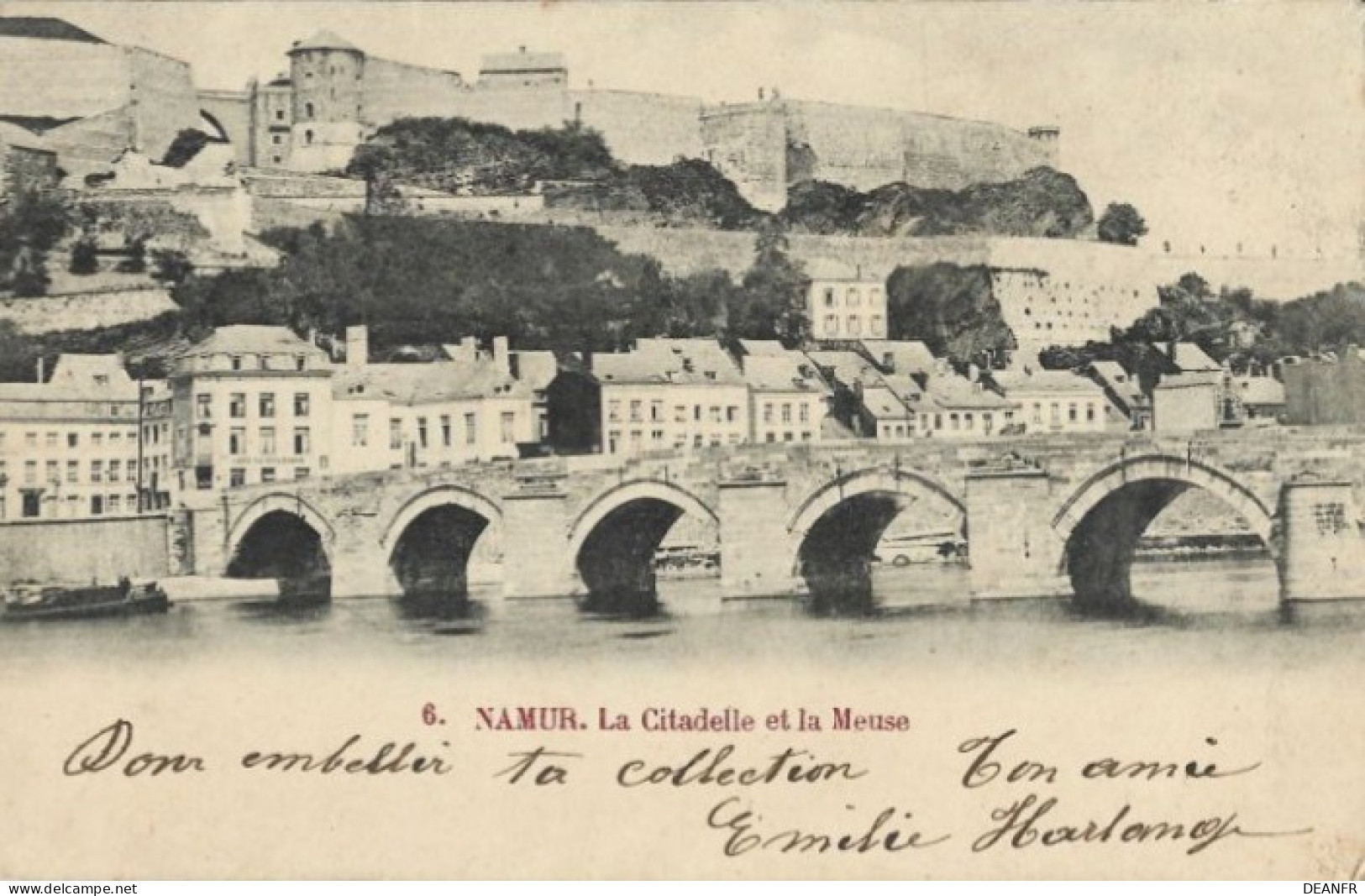 NAMUR : La Citadelle Et La Meuse. - Namen