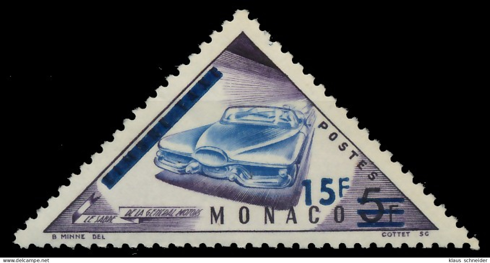 MONACO 1956 Nr 547 Postfrisch X3B329E - Andere & Zonder Classificatie