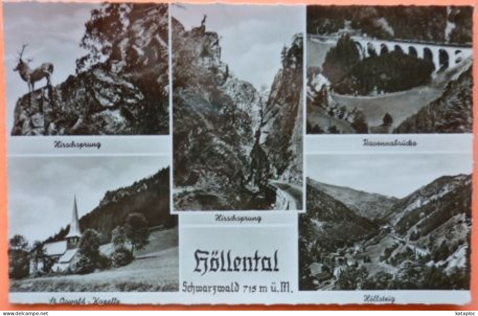 CARTE HOLLENTAL SCHWARZWALD -2 SCANS 17 - Höllental