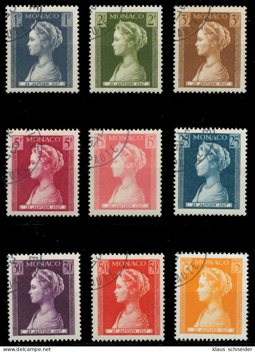 MONACO 1957 Nr 569-577 Gestempelt X3B3482 - Other & Unclassified