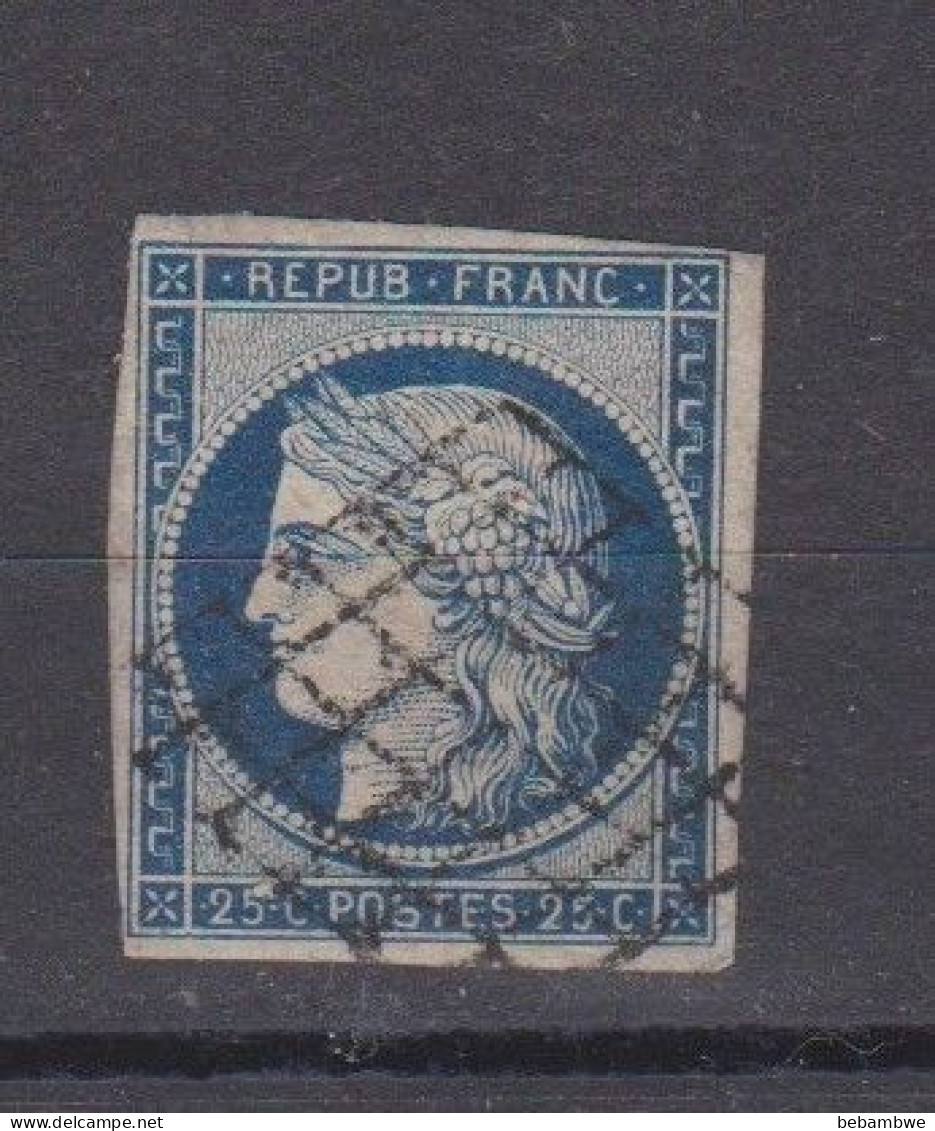 France Cérès 25c Bleu - 1849-1850 Cérès