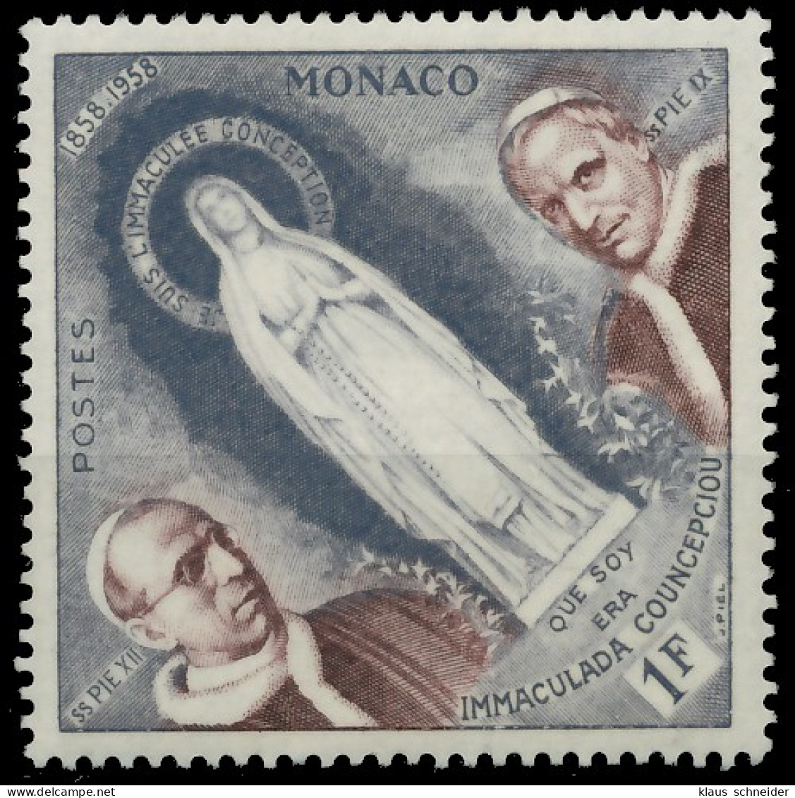 MONACO 1958 Nr 590 Postfrisch X3B34E6 - Otros & Sin Clasificación