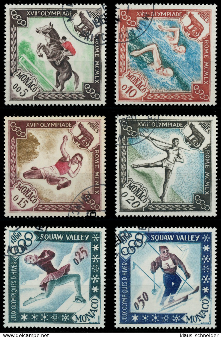 MONACO 1960 Nr 629-634 Gestempelt X3B3712 - Andere & Zonder Classificatie