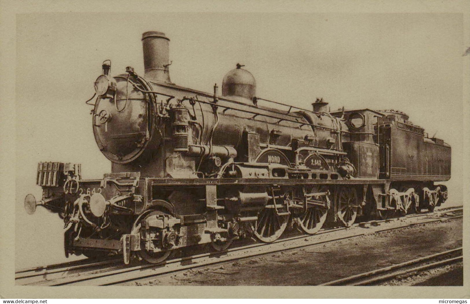 Chemin De Fer Du Nord - Locomotive "Pacific" Type 1930 - Trains