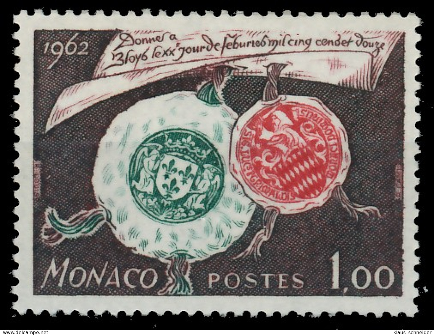 MONACO 1962 Nr 691 Postfrisch SF0C162 - Autres & Non Classés