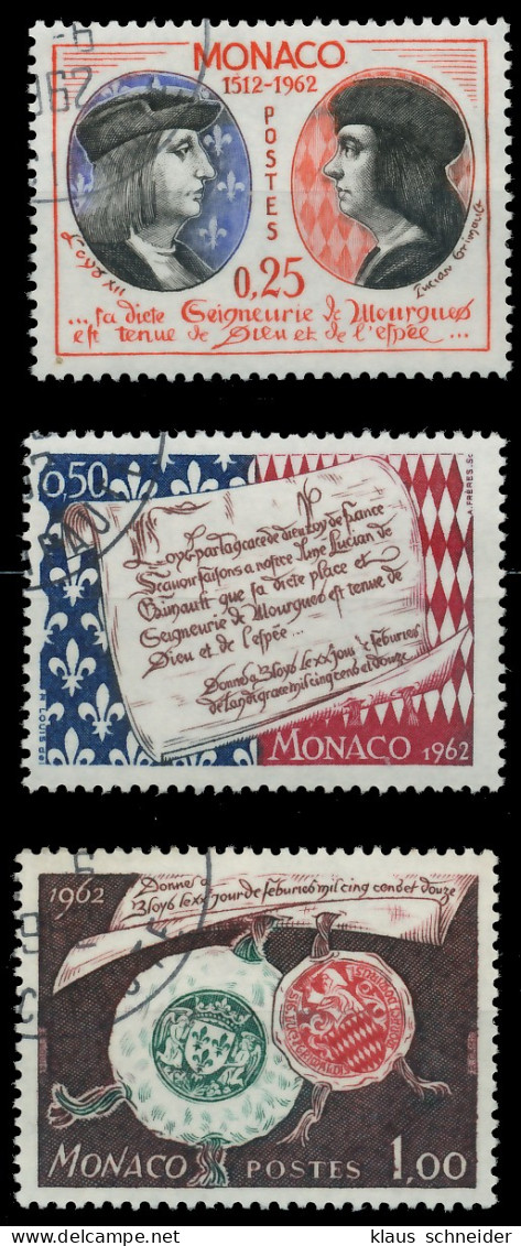 MONACO 1962 Nr 689-691 Gestempelt X3B5BF6 - Altri & Non Classificati