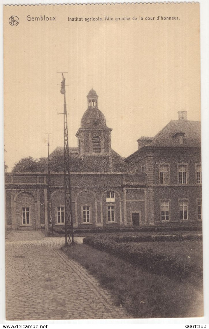 Gembloux - Institut Agricole. Aile Gauche De La Cour D'honneur - (Belgique/België) - Edition: Hotel Drice, Gembloux - Gembloux