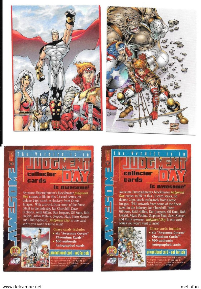 AC80 - PROMO CARDS COMIC IMAGE - JUDGMENT DAY - Andere & Zonder Classificatie