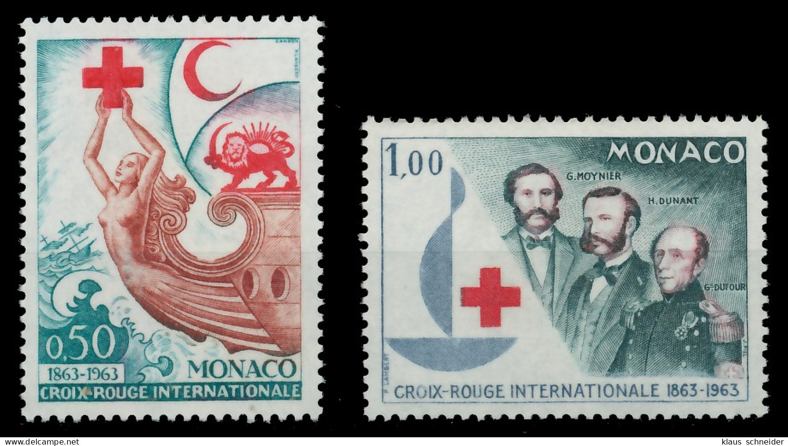 MONACO 1962 Nr 726-727 Postfrisch SF0C49E - Autres & Non Classés