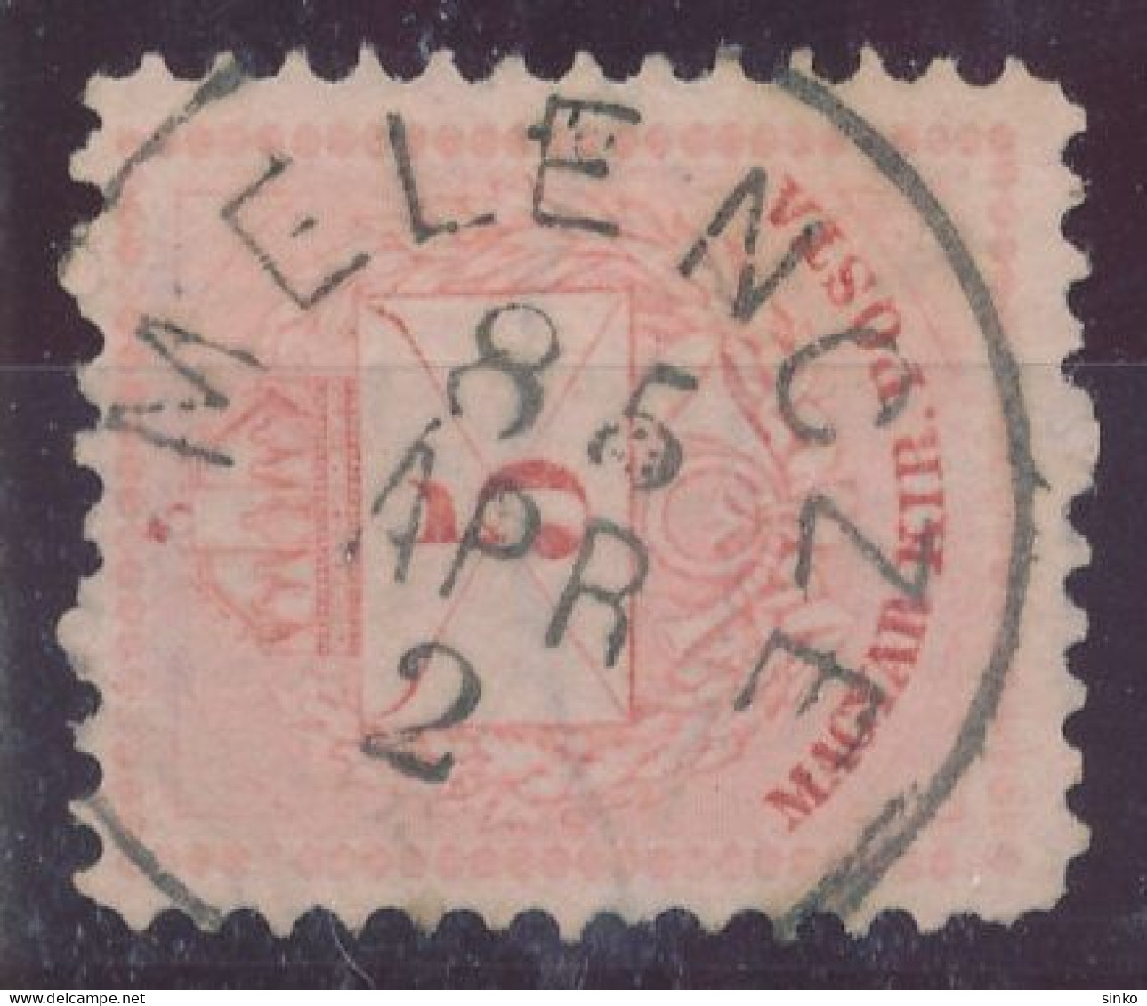 1881. Colour Number Krajcar 5kr Stamp, MELENCZE - ...-1867 Prephilately
