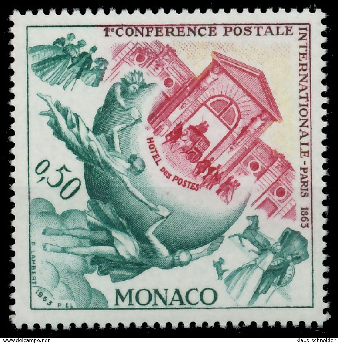 MONACO 1962 Nr 730 Postfrisch SF0C4EA - Andere & Zonder Classificatie