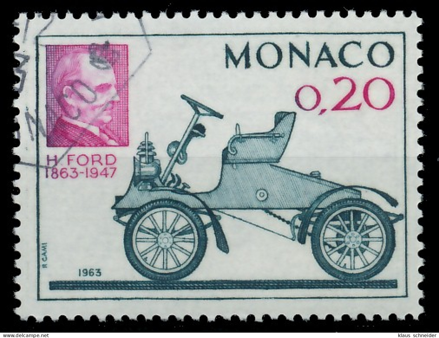 MONACO 1963 Nr 735 Gestempelt X3B60DE - Other & Unclassified