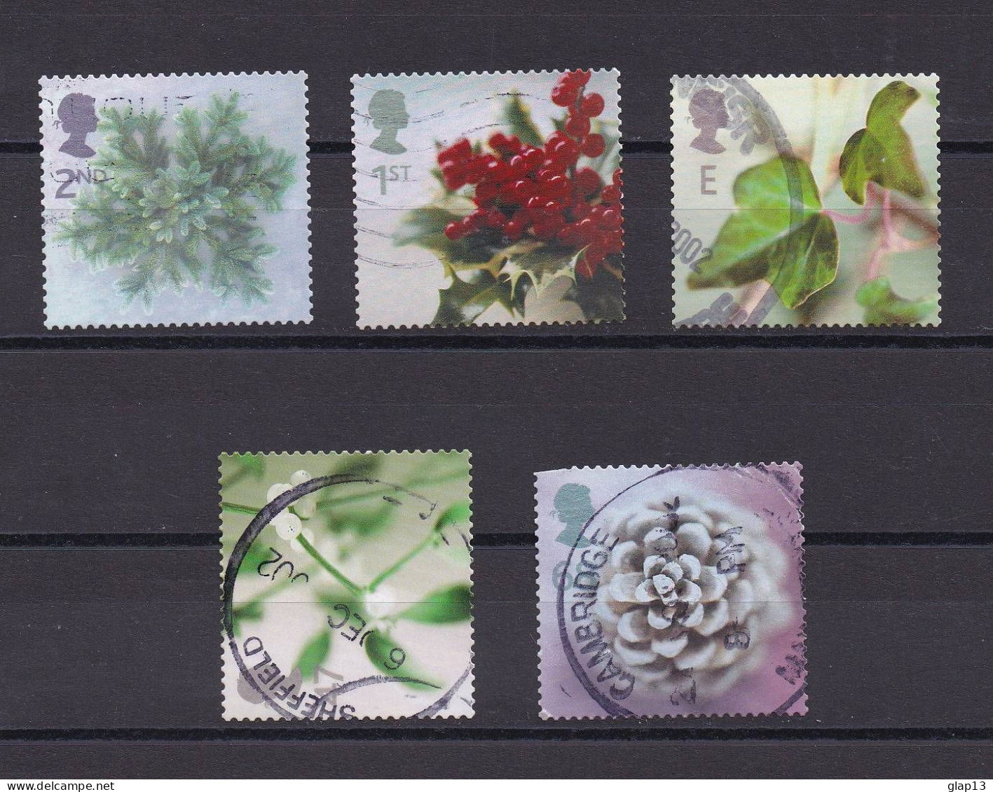 GRANDE-BRETAGNE 2002 TIMBRE N°2379/83 OBLITERE NOEL - Gebruikt