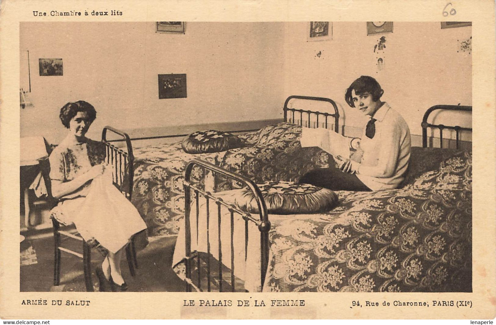 D6742 PARIS Palais De La Femme Une Chambre A Deux Lits - Arrondissement: 11