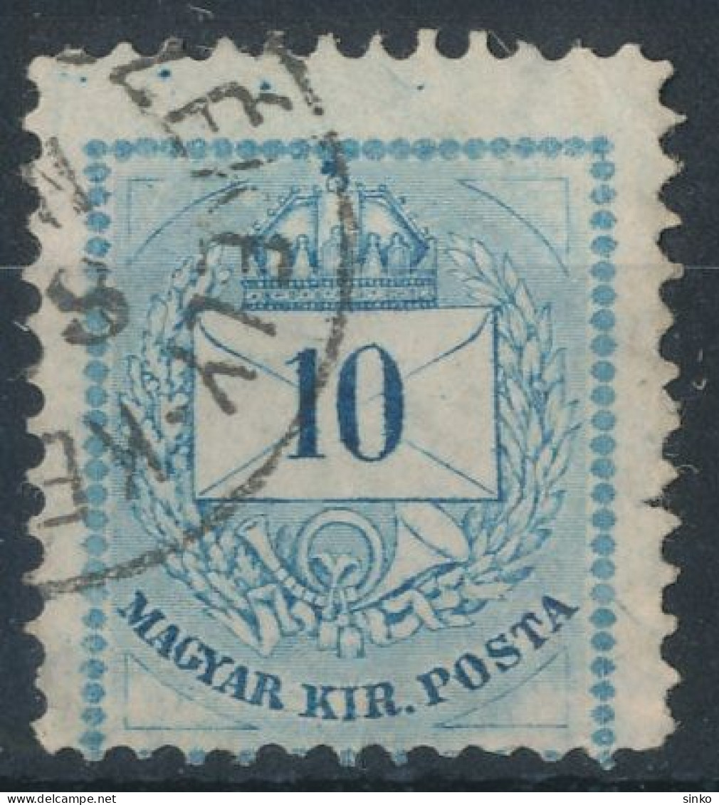 1881. Colour Number Krajcar 10kr Stamp - ...-1867 Préphilatélie