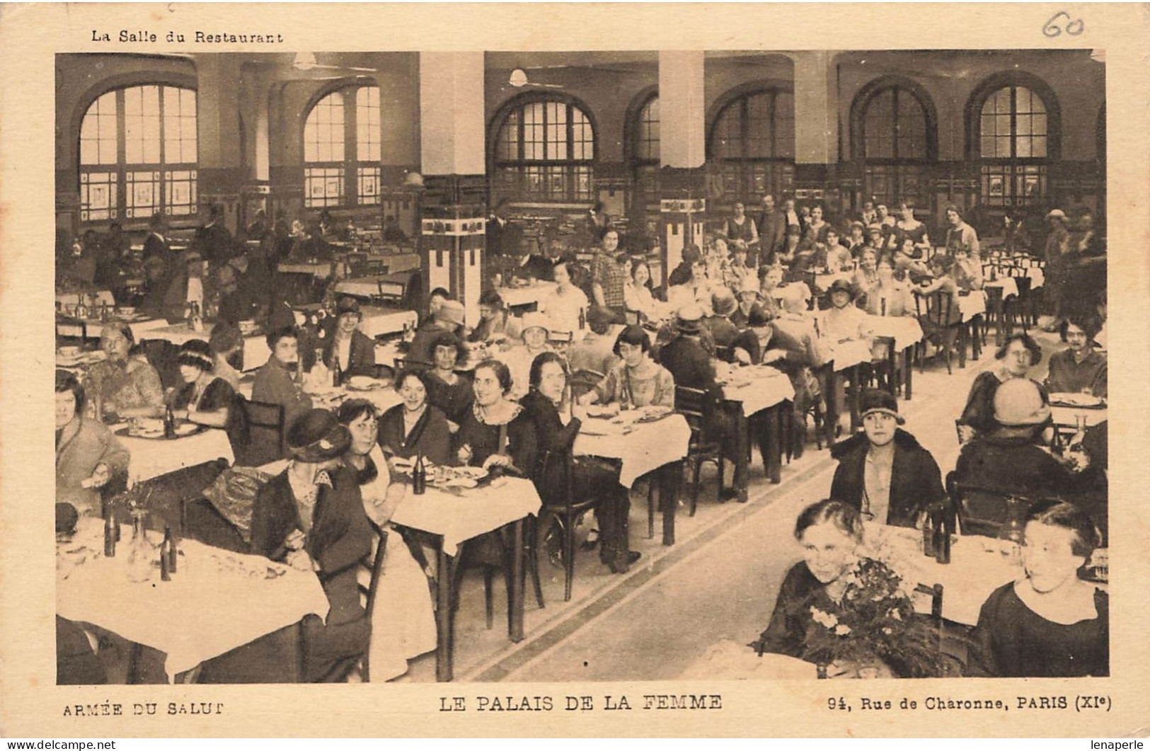 D6743 PARIS Palais De La Femme La Salle De Restaurant - Arrondissement: 11