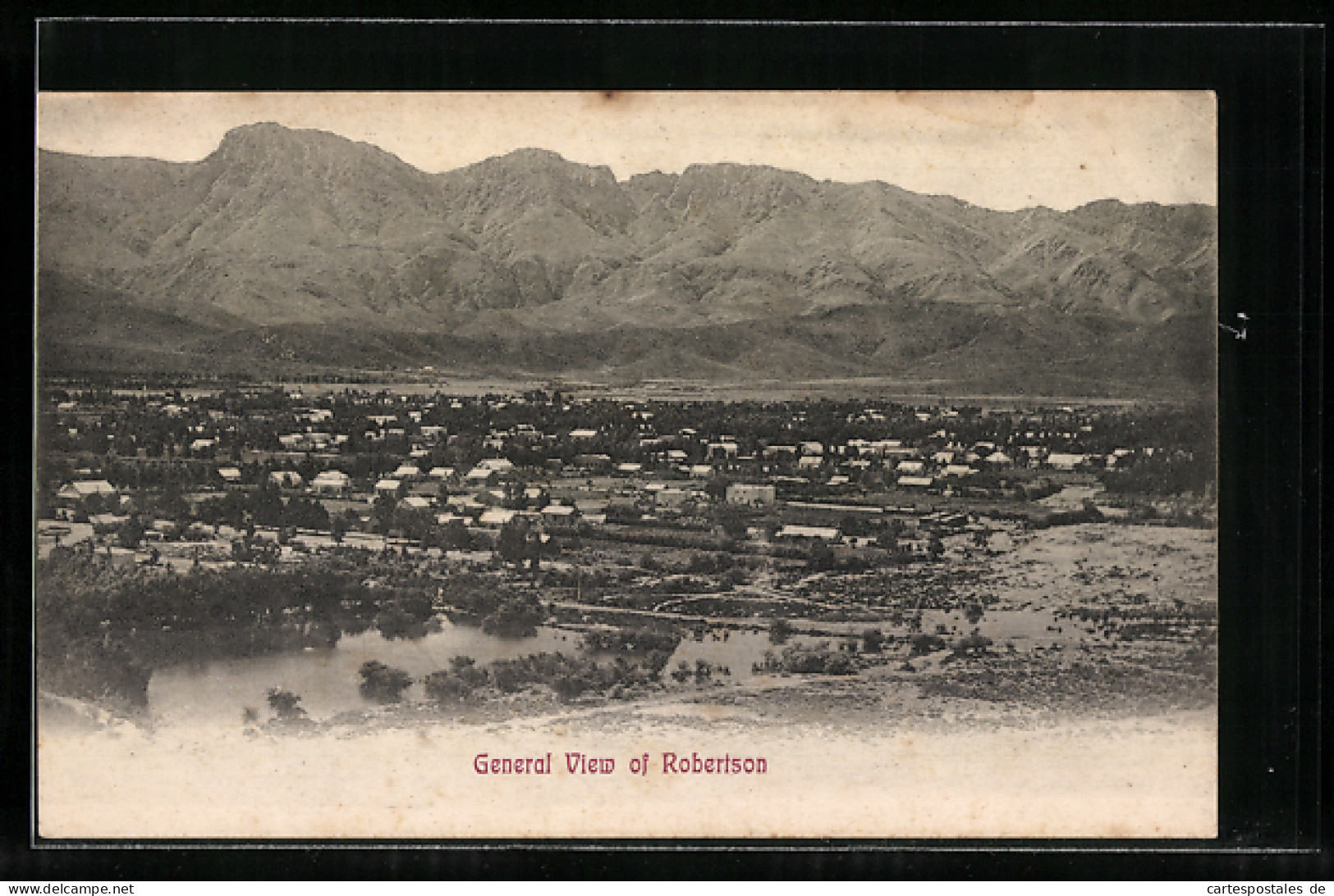 CPA Robertson, General View  - Afrique Du Sud