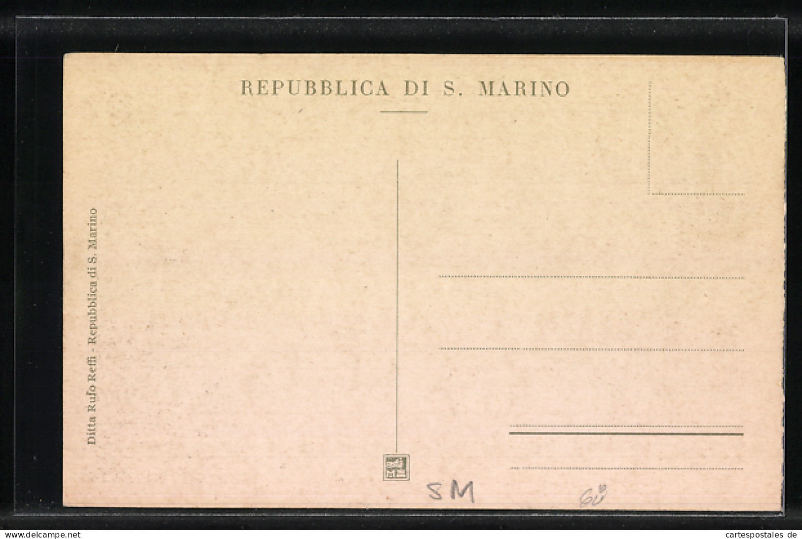 AK San Marino, Palazzo Del Governo, Sala Del Consiglio Col Quadro Del Ritrosi  - Saint-Marin