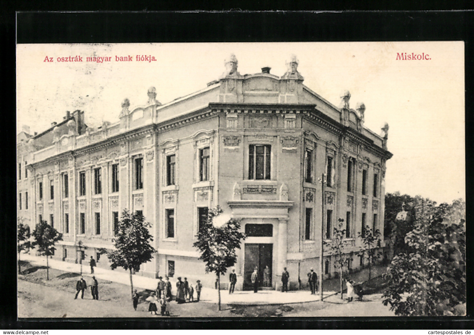 AK Miskolc, Az Osztrák Magyar Bank Fiókja  - Hongrie