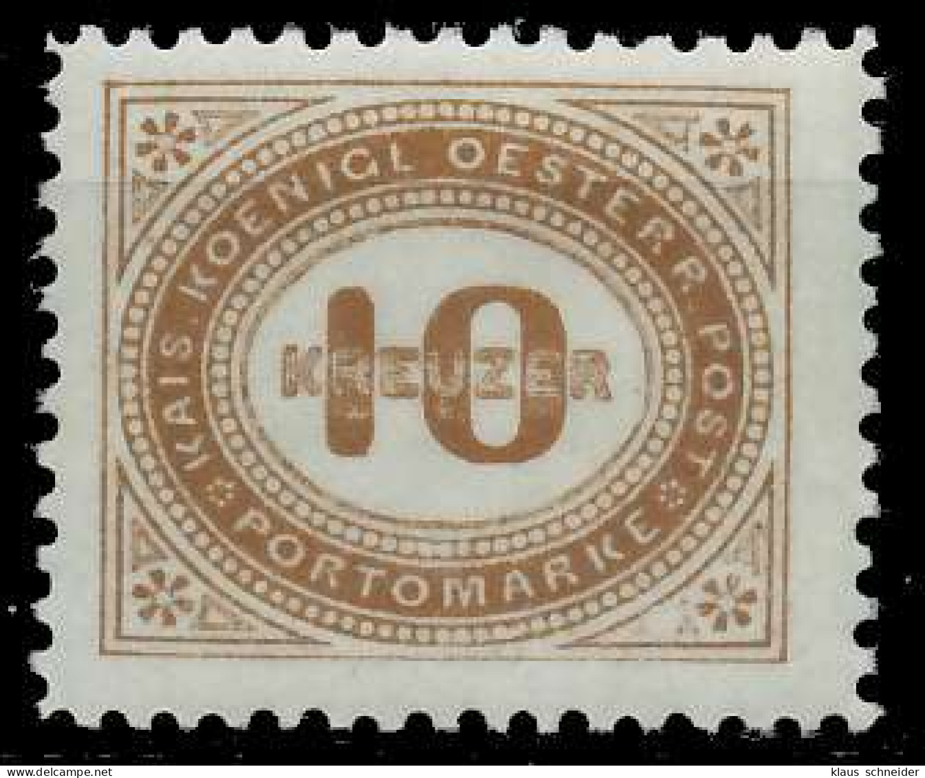 ÖSTERREICH PORTOMARKEN 1894 Nr 7F Postfrisch X7428B6 - Impuestos