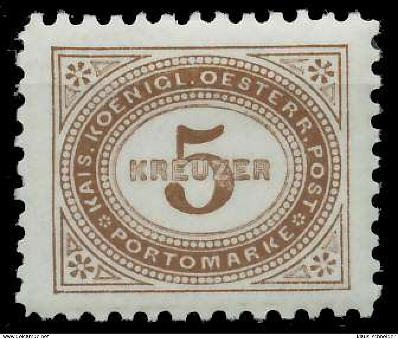 ÖSTERREICH PORTOMARKEN 1894 Nr 4A Postfrisch X7428AA - Impuestos