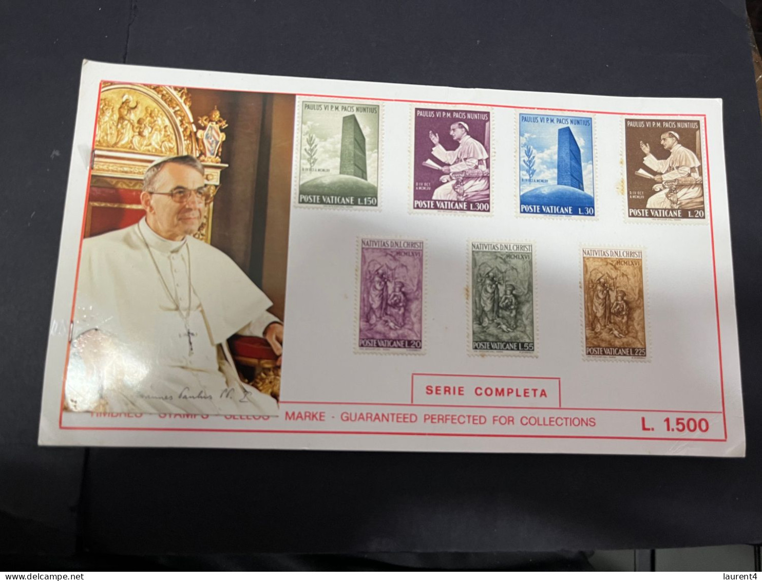 18-4-2024 (2 Z 25 A) Pope John Paul I (+ Religious Stamp - Cristianismo