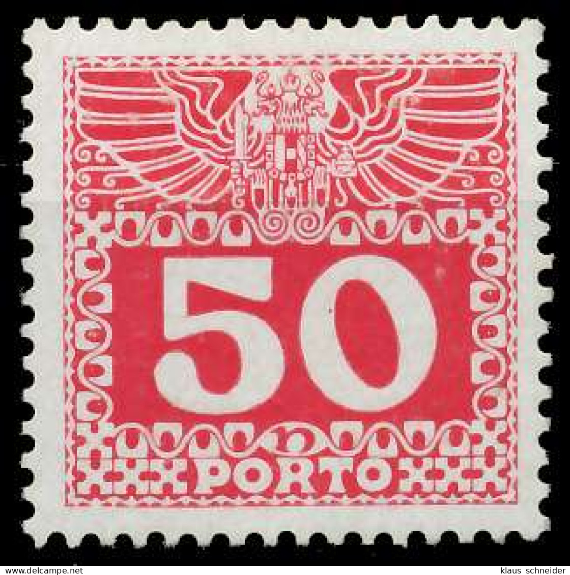 ÖSTERREICH PORTOMARKEN 1908 11 Nr 43x Postfrisch X74290E - Portomarken