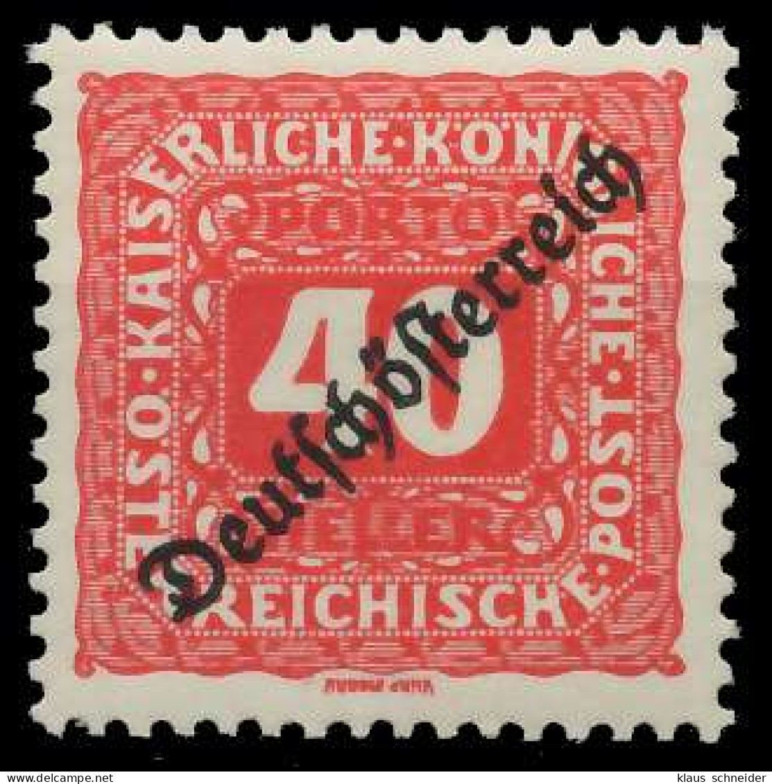 ÖSTERREICH PORTOMARKEN 1919 Nr 70 Postfrisch X74295E - Strafport