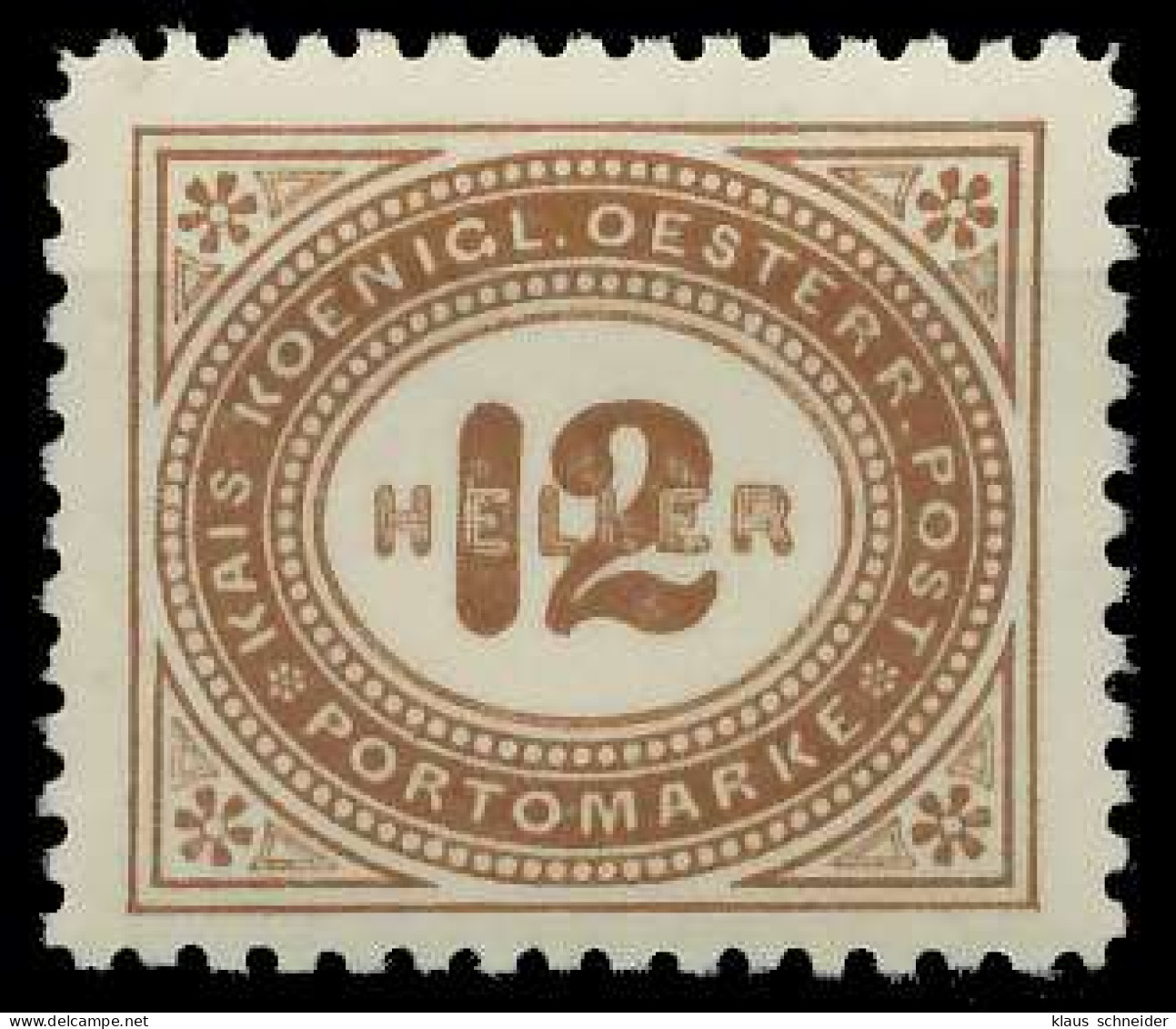 ÖSTERREICH PORTOMARKEN 1900 Nr 29D Postfrisch X7429E2 - Impuestos