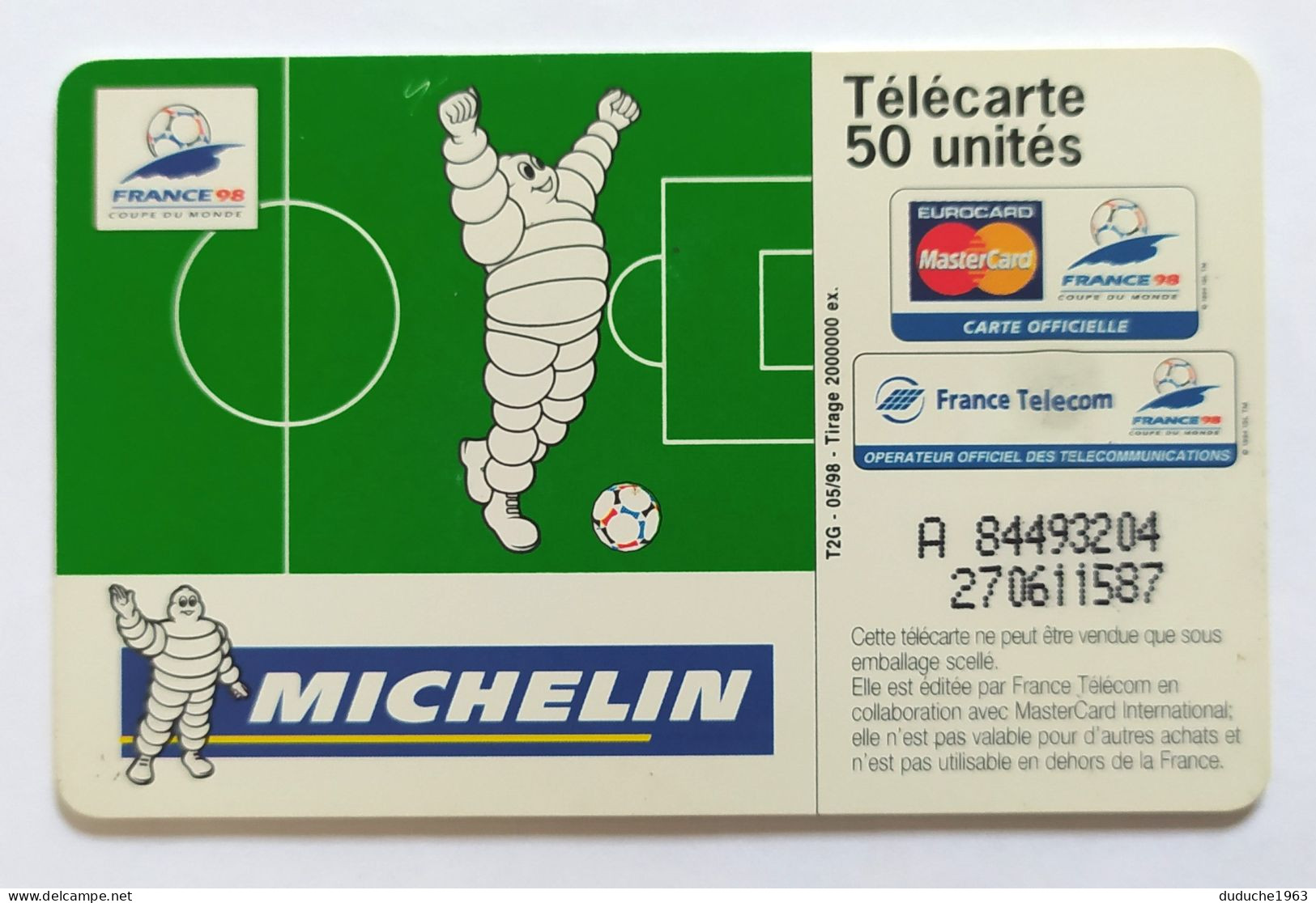 Télécarte France - Michelin - Sin Clasificación