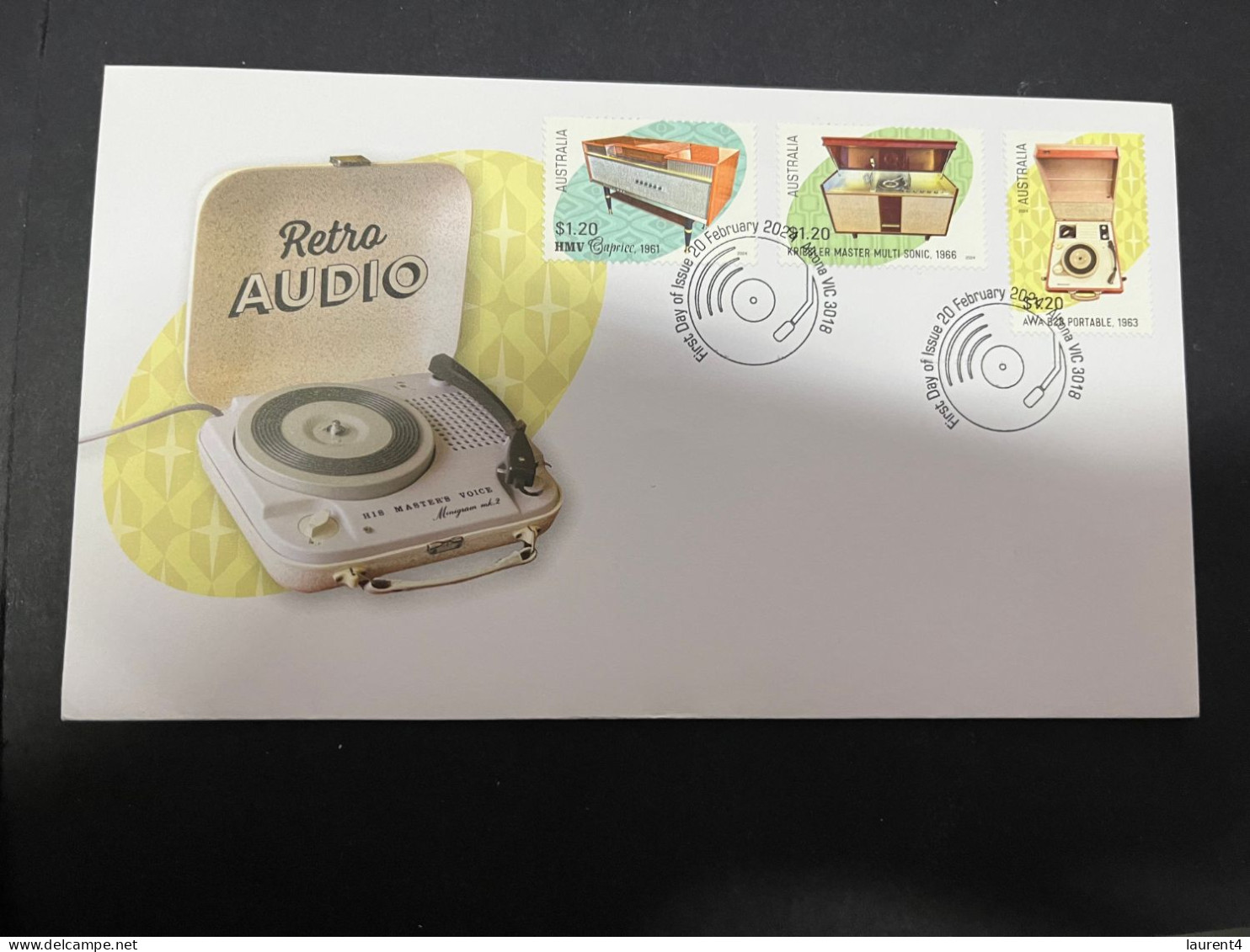 18-4-2024 (2 Z 25 A) Australia FDC - Retro Radio 2024 - Omslagen Van Eerste Dagen (FDC)