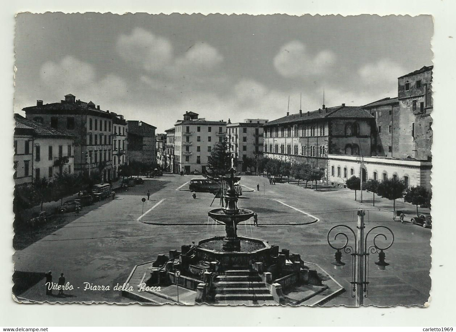 VITERBO PIAZZA DELLA ROCCA -VIAGGIATA FG - Viterbo