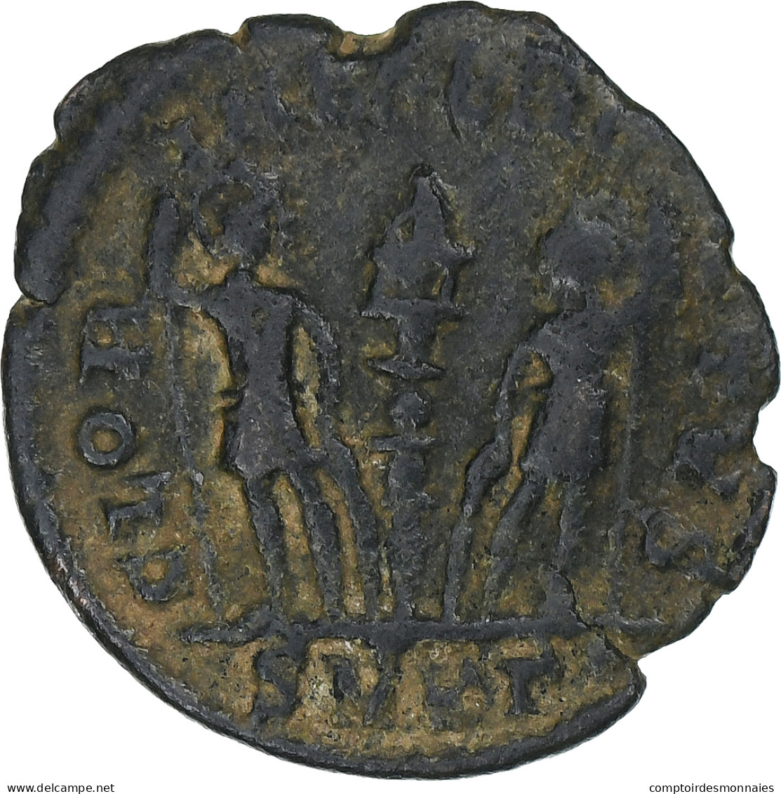 Constans, Follis, 337-340, Cyzique, Bronze, TB+ - The Christian Empire (307 AD To 363 AD)