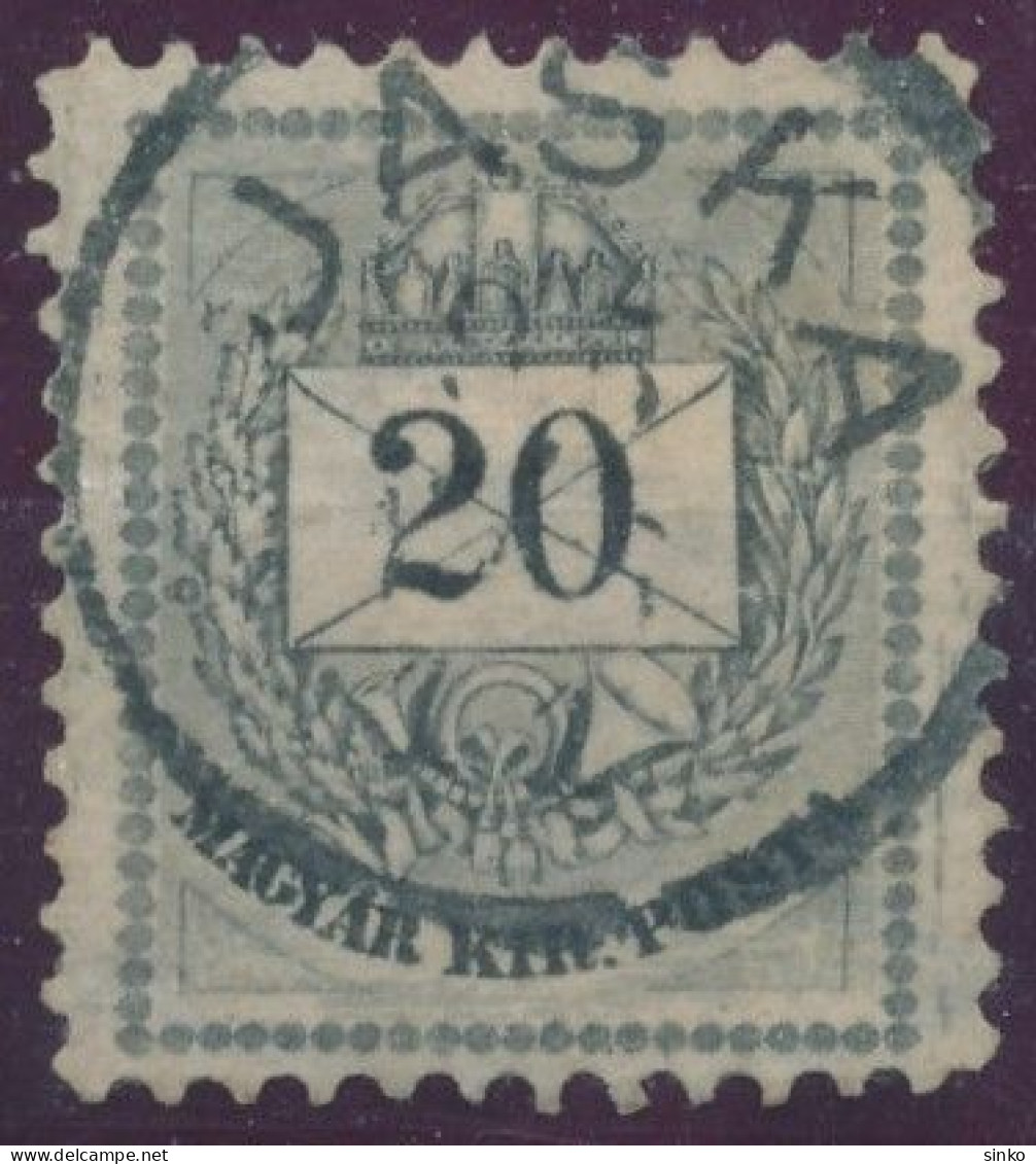 1881. Colour Number Krajcar 20kr Stamp, JASKA - ...-1867 Prephilately