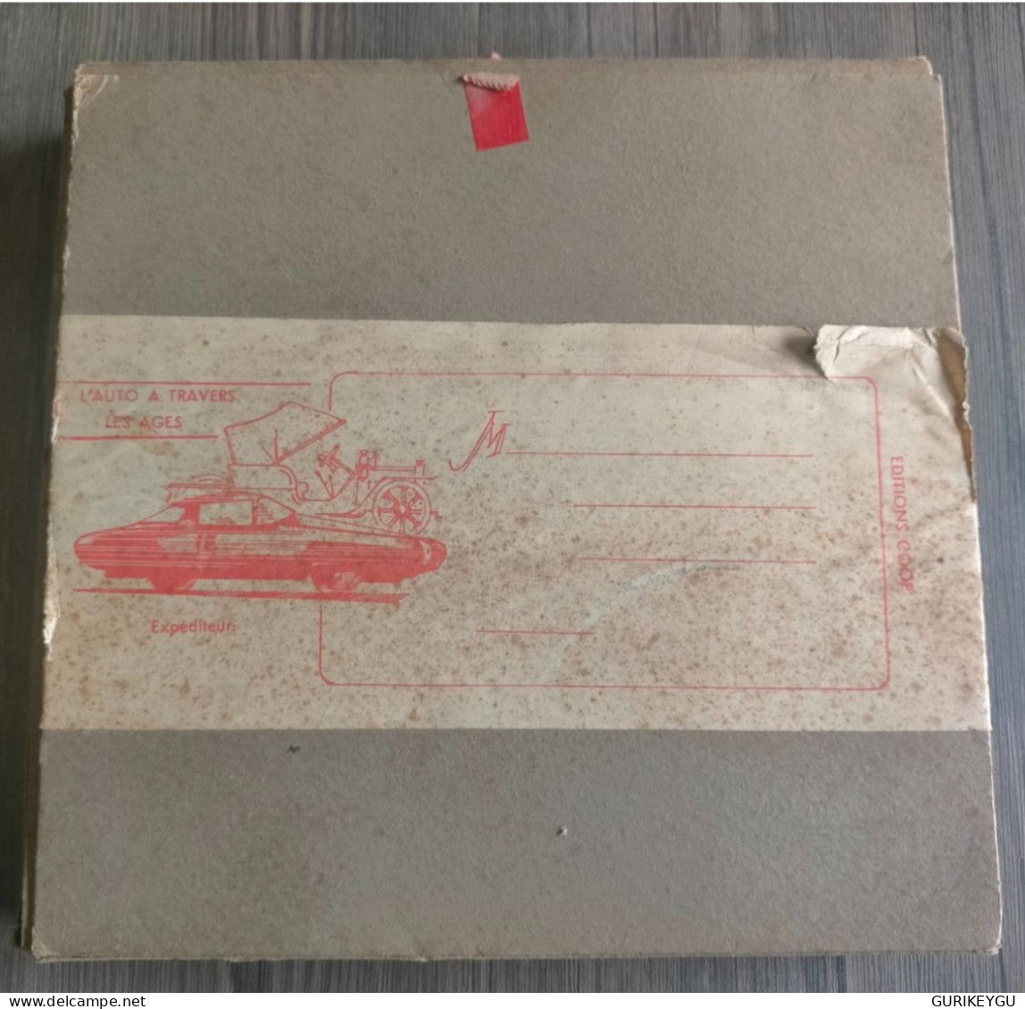 Album Complet 100 Cartes En Tôle COOP 1964 L’AUTO A TRAVERS LES AGES Collection Instruire Et Amuser Emballage D'origine - Coches