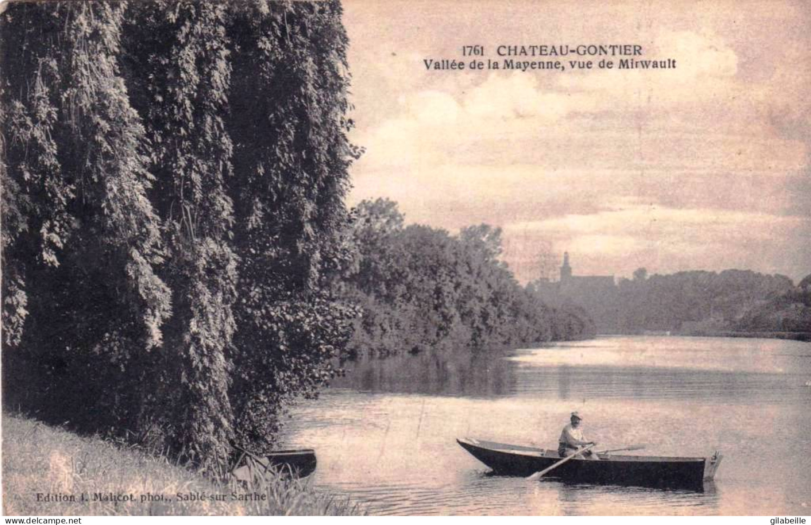 53 - Mayenne -  CHATEAU GONTIER - Vallée De La Mayenne - Vue De Mirwault - Chateau Gontier