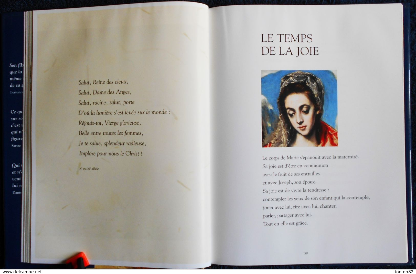 Jean Vanier - Visages de MARIE dans la Littérature et dans la Peinture - Éditions MAME - ( 2009 ) .