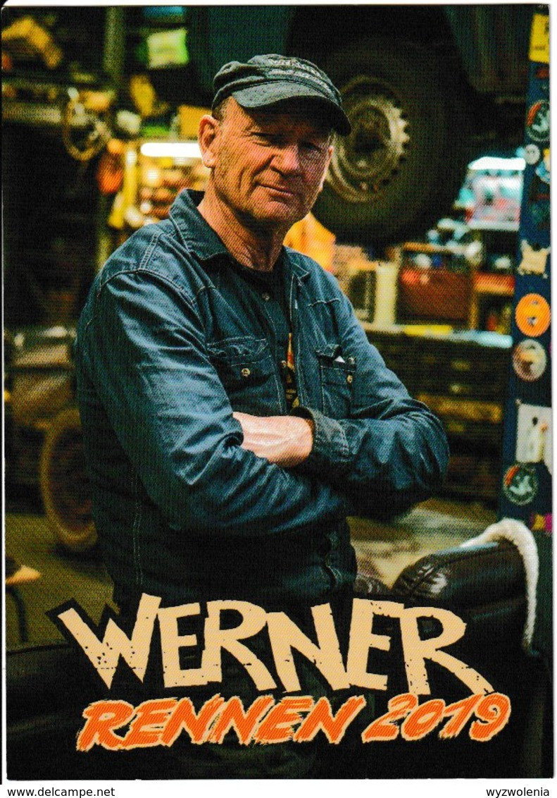 M 1174-5) Deutschland 2019 Zwei Briefmarken Individuell + SSt: WERNER Das Rennen, Motorrad, Comic - Motorbikes