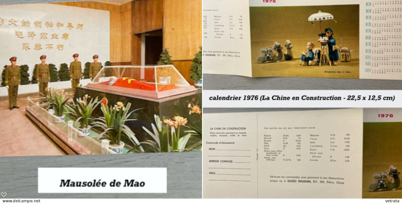 CHINE : 1 Album, 1 Guide & 1 Revue. CHINE (Larousse-Monde & Voyages-1988) / Guide Hachette Visa : À Pékin & En Chine, 19 - Wholesale, Bulk Lots