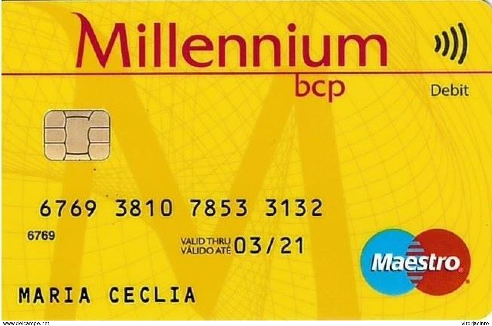 PORTUGAL - Millennium BCP - Maestro - Credit Cards (Exp. Date Min. 10 Years)