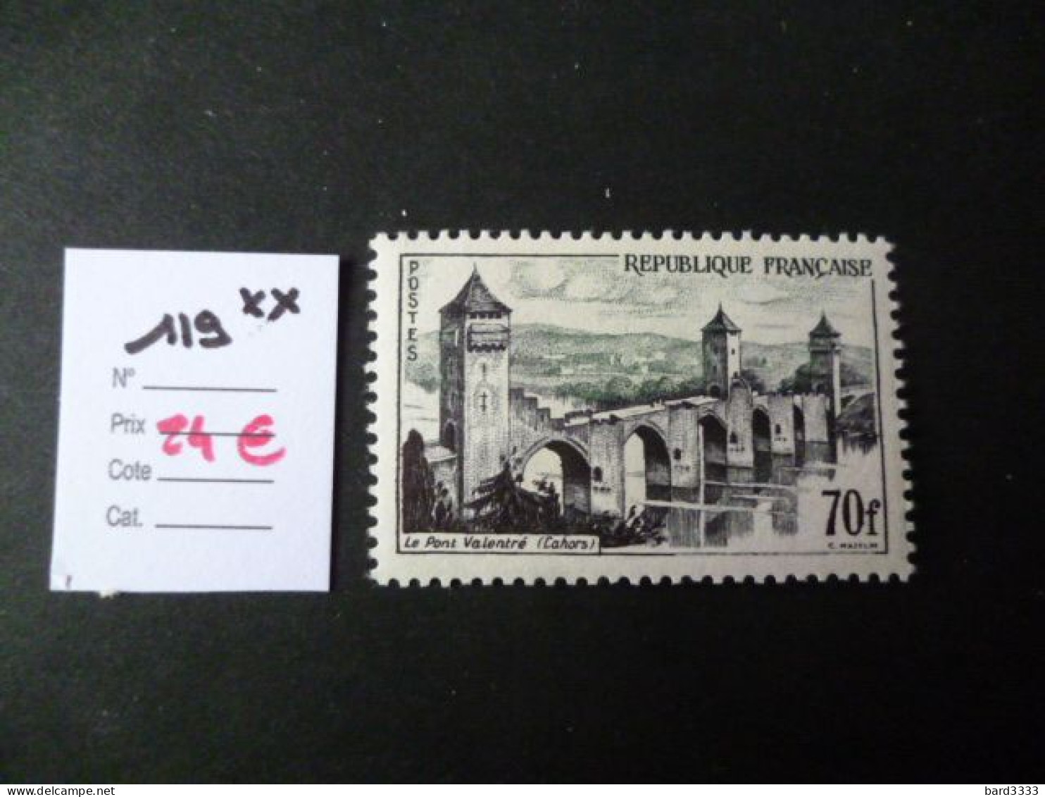 Timbre France Neuf ** 1957 N° 1119 Cote 24,00 € - Nuovi