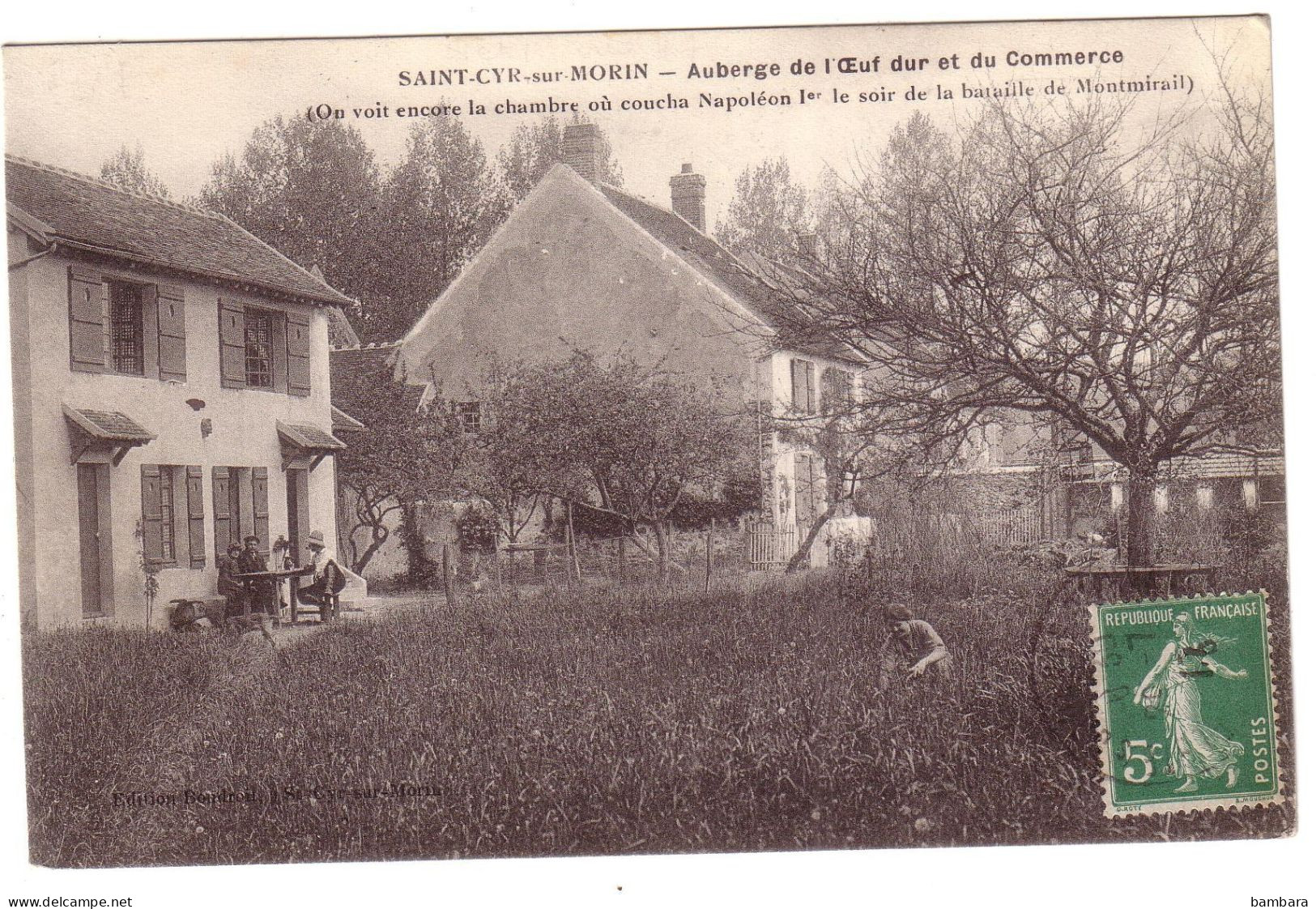 SAINT CYR SUR MORIN - Auberge De L'Oeuf Dur Et Du Commerce. - Other & Unclassified