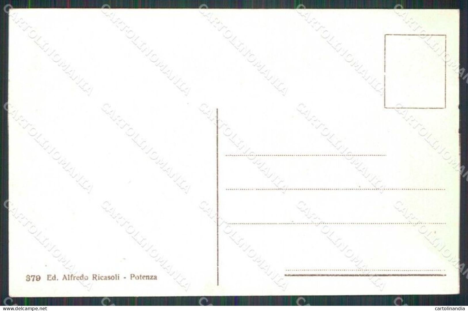 Potenza Città Banco Di Napoli Cartolina RB9983 - Potenza