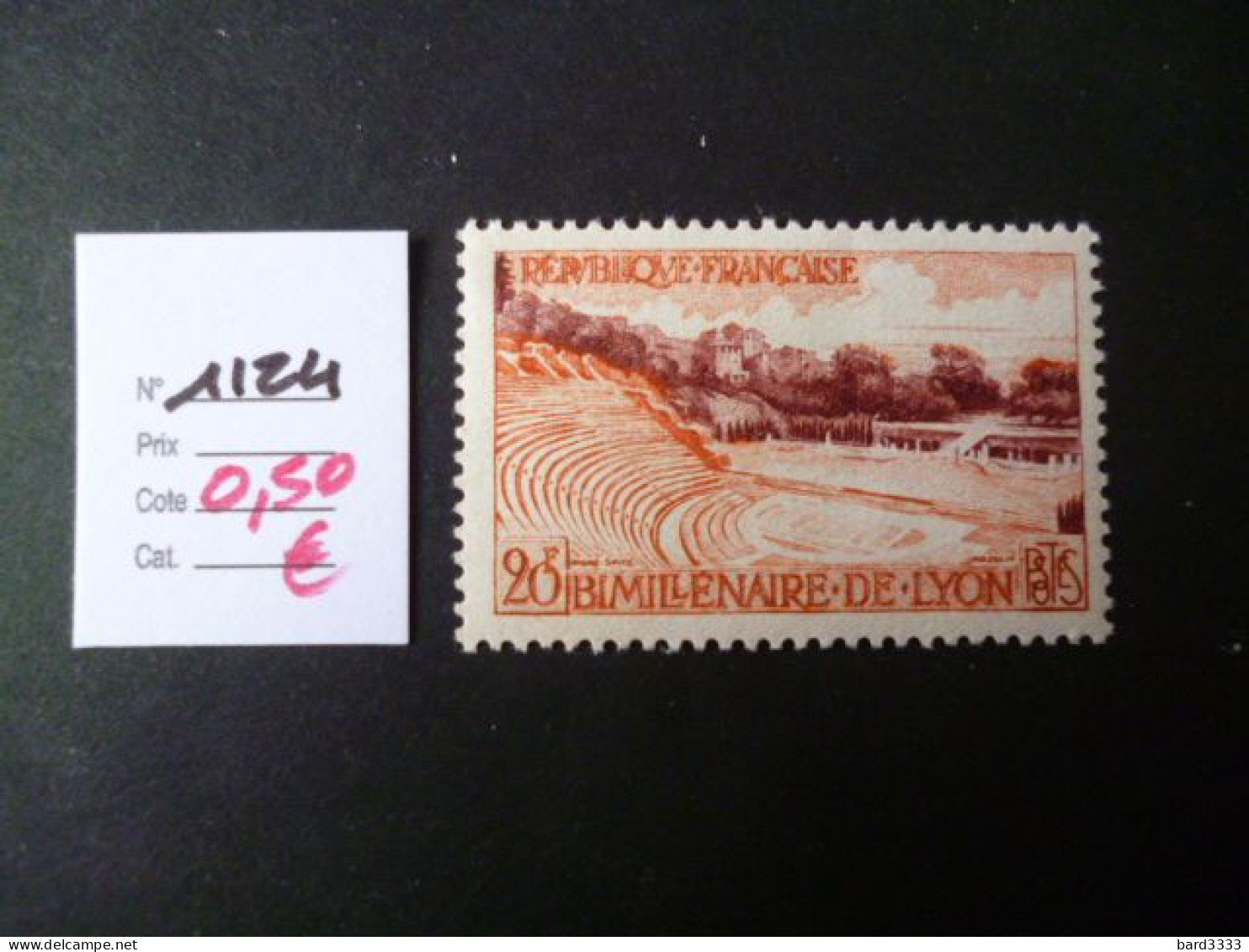 Timbre France Neuf ** 1957 N° 1124 Cote 0,50€ - Nuovi