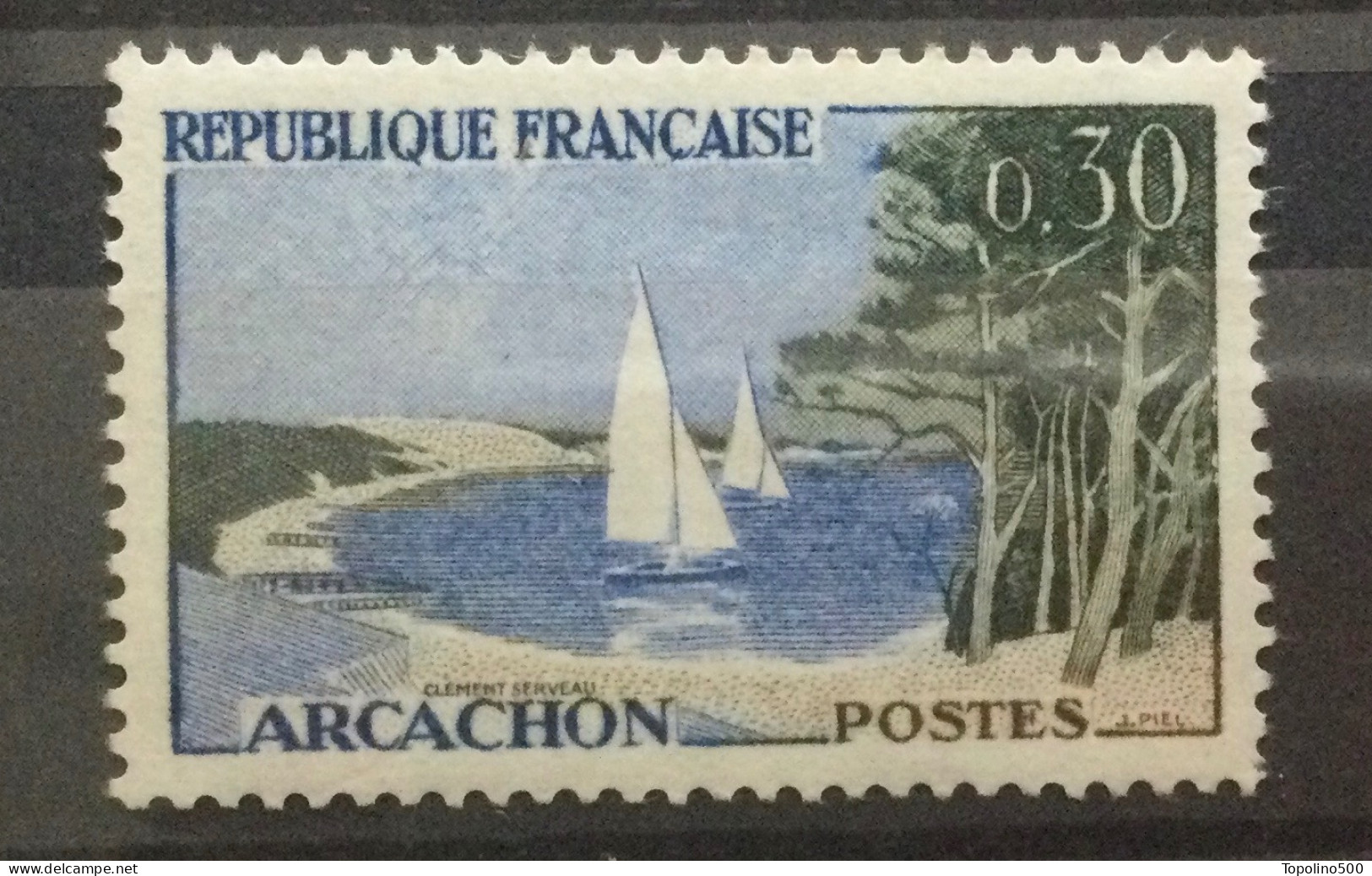 Num.1311-(0,15Fr) Saint Paul Et 1312-(0,30Fr) Arcachon - Ongebruikt