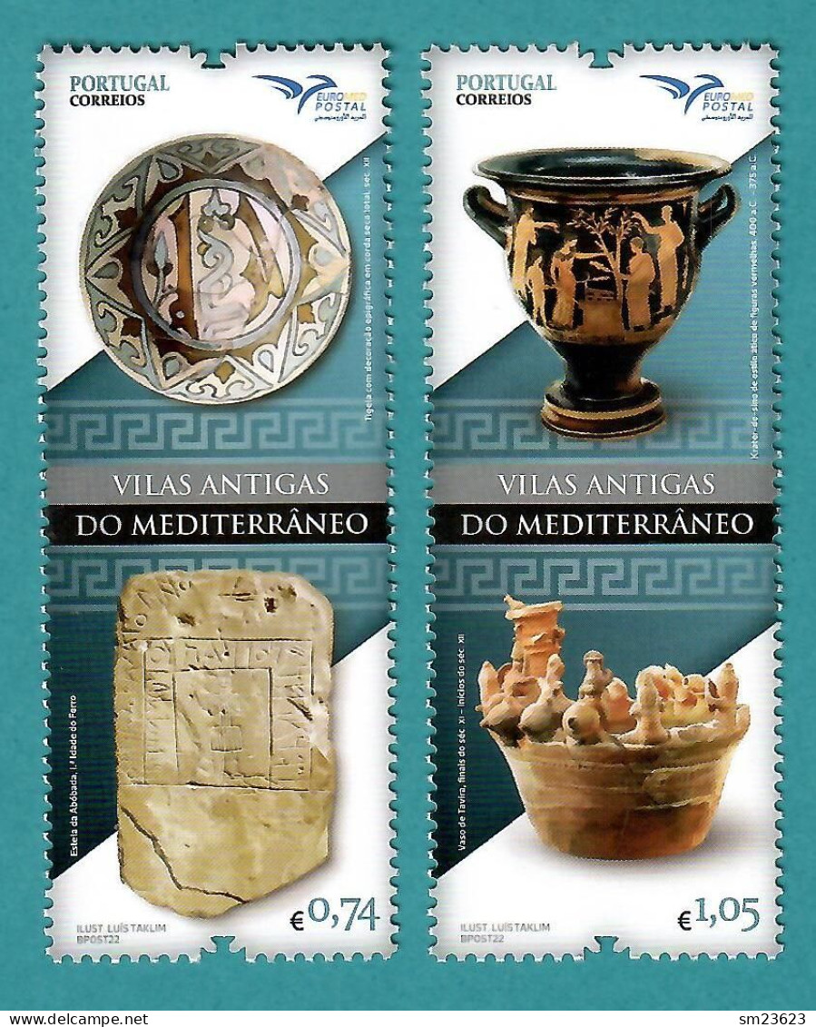 Portugal 11.07.2022 , Do Mediterráneo / Vilas Antigas - Stamps - Postfrisch / MNH / (**) - Unused Stamps