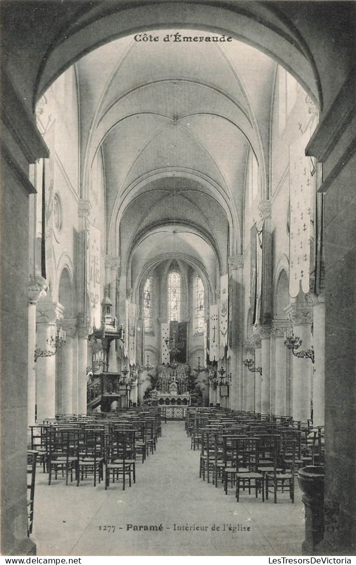 FRANCE - Côte D'Emeraude - Paramé - Vue à L'intérieure De L'église - Vue Générale - Carte Postale Ancienne - Parame