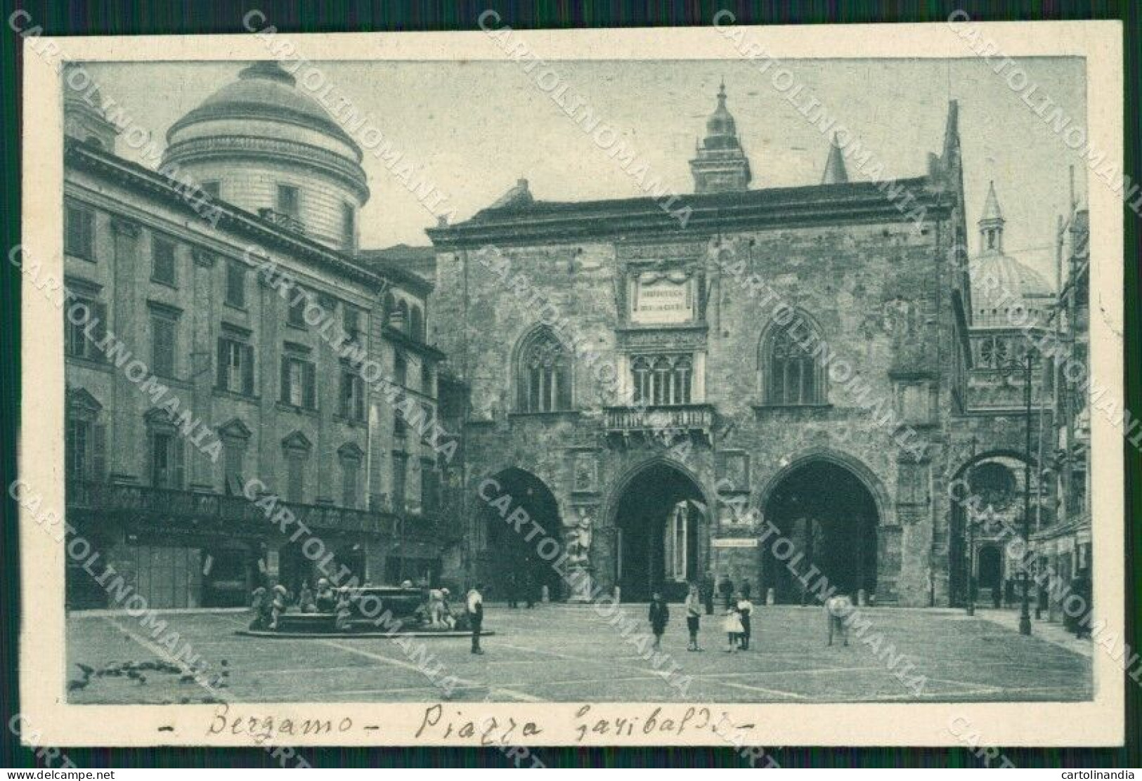 Bergamo Città ABRASA Cartolina ZKM9494 - Bergamo