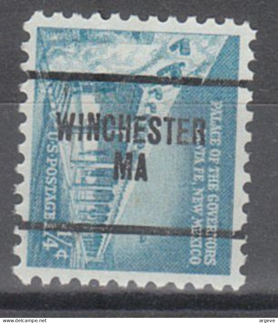 USA Precancel Vorausentwertungen Preo Locals Massachusetts, Winchester 279 - Precancels